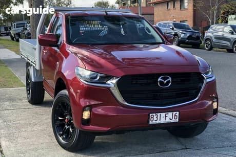 Red 2022 Mazda BT-50 Cab Chassis Xt (4X2)