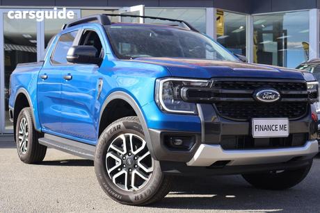 Blue 2025 Ford Ranger Double Cab Pick Up Sport 3.0 (4X4)