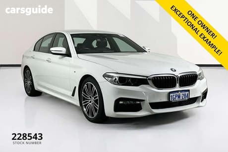 White 2018 BMW 520I Sedan M Sport