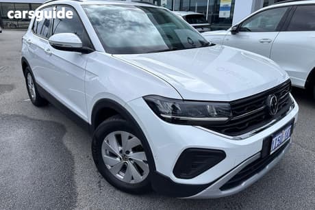 White 2024 Volkswagen T-Cross Wagon 85Tfi Life