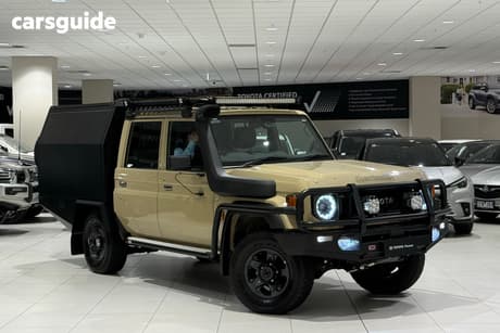Beige 2024 Toyota LC MILITARY Ute Tray LC MILITARY GXL 2.8L T DIESEL MANUAL DUAL CAB CHASSIS