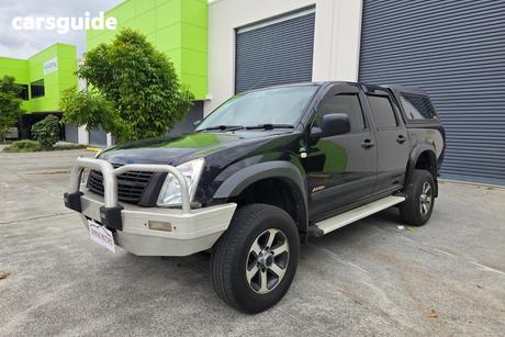 Black 2007 Holden Rodeo Crew Cab Pickup Lx (4X4)