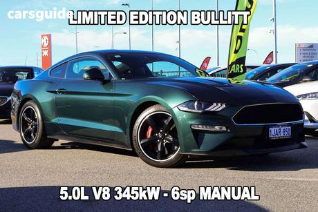 Green 2018 Ford Mustang Coupe Fastback Bullitt
