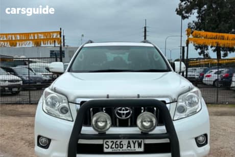 White 2010 Toyota Landcruiser Prado Wagon Sx (4X4)