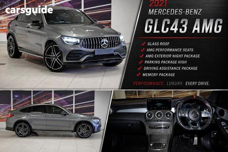 Grey 2021 Mercedes-Benz GLC43 Coupe 4Matic