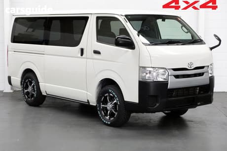 White 2017 Toyota HiAce Commercial LWB TURBO DIESEL 4X4
