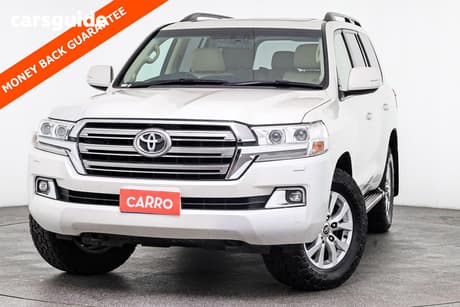 White 2017 Toyota Landcruiser Wagon Vx (4X4)