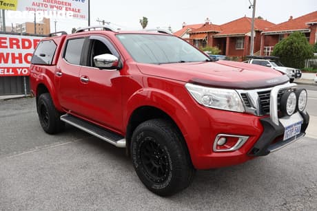 Red 2019 Nissan Navara Dual Cab Pick-up St-X (4X4) (Leather Trim)