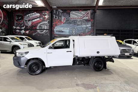 White 2021 Toyota Hilux Cab Chassis Workmate