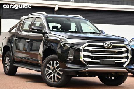 Black 2026 LDV T60 Double Cab Utility Max Pro (4X4)
