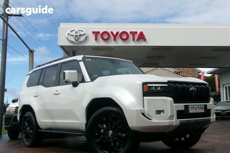 White 2024 Toyota Landcruiser Prado Wagon Kakadu