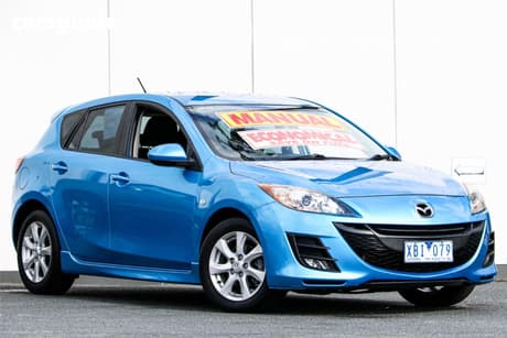 Blue 2009 Mazda 3 Hatchback Maxx Sport
