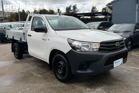 White 2021 Toyota Hilux Cab Chassis Workmate