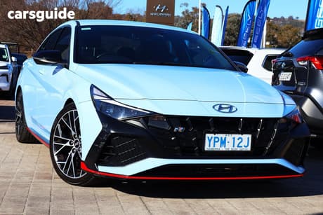 Blue 2022 Hyundai I30 Sedan N Premium