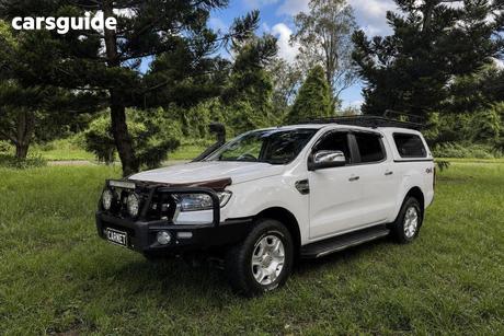 White 2017 Ford Ranger Dual Cab Utility Xlt 3.2 (4X4)