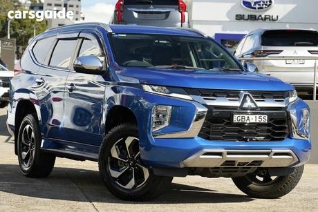 Blue 2024 Mitsubishi Pajero Sport Wagon Gls (4Wd) 7 Seat