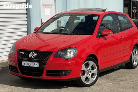Red 2008 Volkswagen Polo Hatchback Gti