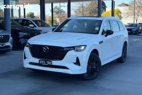 White 2025 Mazda CX-80 Wagon G40E Azami