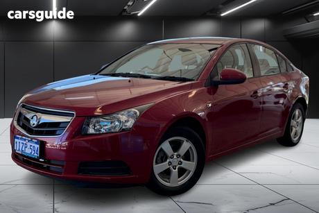 Red 2011 Holden Cruze Sedan Cd