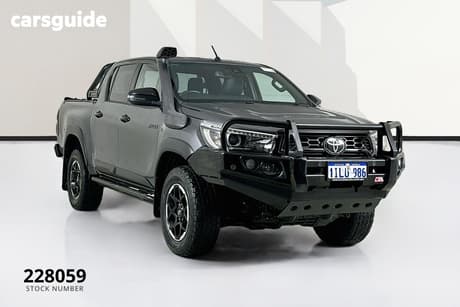 Grey 2020 Toyota Hilux Double Cab Pick Up Rugged X (4X4)