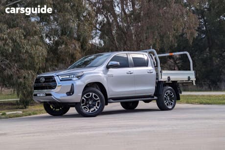Silver 2022 Toyota Hilux Double Cab Chassis Sr5 (4X4)