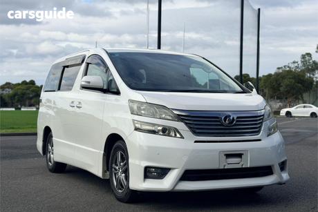 White 2011 Toyota Vellfire Commercial 2.4Z PLATINUM SELECTION