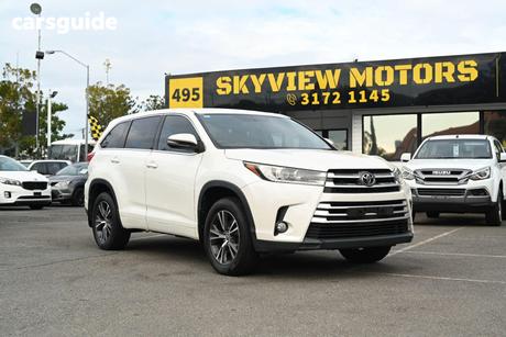 White 2017 Toyota Kluger Wagon Gx (4X2)