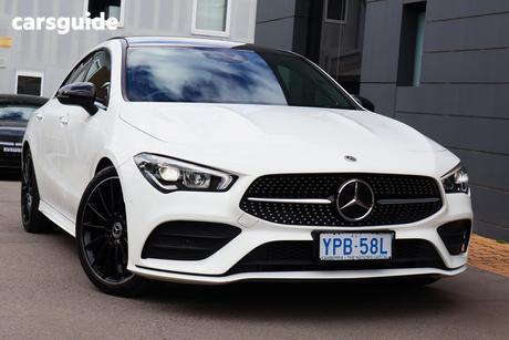 White 2021 Mercedes-Benz CLA250 Coupe 4Matic