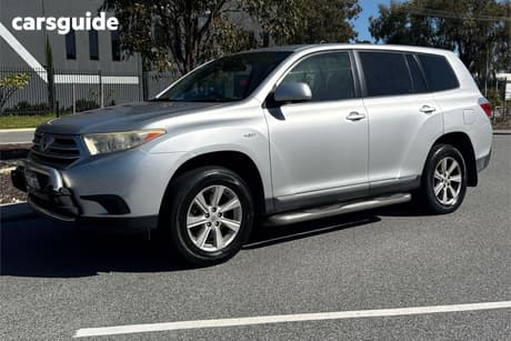 Silver 2011 Toyota Kluger Wagon Kx-R (Fwd) 5 Seat