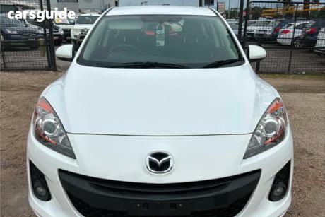 White 2012 Mazda 3 Hatchback Maxx Sport