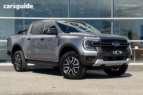 Silver 2024 Ford Ranger Double Cab Pick Up Sport 3.0 (4X4)
