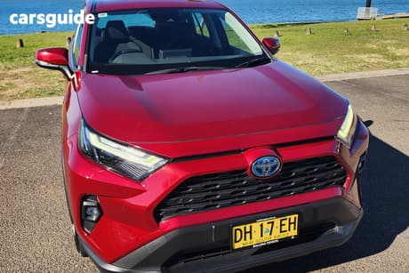 Red 2023 Toyota RAV4 Wagon Gx (Awd) Hybrid