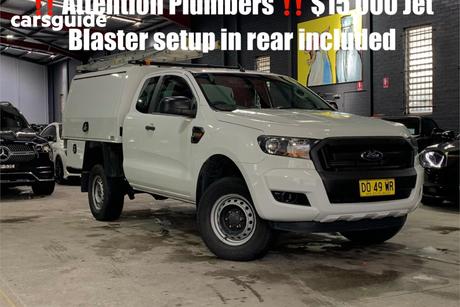 White 2016 Ford Ranger Super Cab Chassis Xl 2.2 Hi-Rider (4X2)