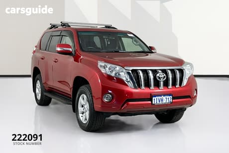 Red 2016 Toyota Landcruiser Prado Wagon Gxl (4X4)