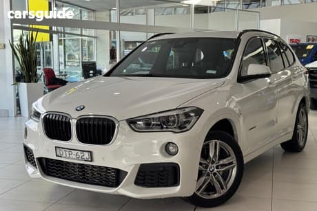 White 2016 BMW X1 Wagon Xdrive 20D
