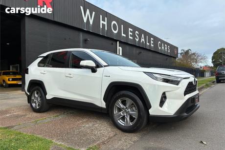 White 2022 Toyota RAV4 Wagon Gx (Awd) Hybrid