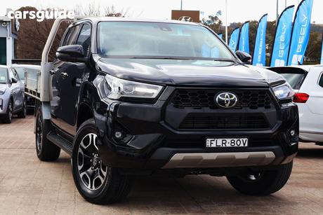 Black 2024 Toyota Hilux Double Cab Pick Up Sr5 48V (4X4)