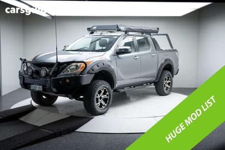 Grey 2012 Mazda BT-50 Dual Cab Utility Xtr (4X4)