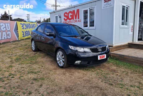 Black 2010 Kia Cerato Sedan S