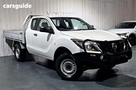 White 2018 Mazda BT-50 Freestyle Cab Chassis Xt (4X2)