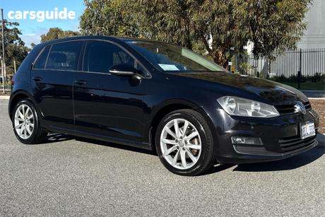 Black 2014 Volkswagen Golf Hatchback 103 Tsi Highline