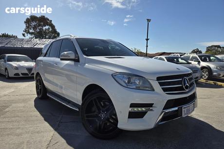 White 2015 Mercedes-Benz ML250 Wagon Cdi Bluetec (4X4)