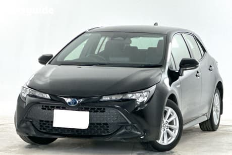 Black 2023 Toyota Corolla Hatchback Ascent Sport