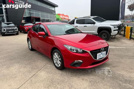 Red 2016 Mazda 3 Hatchback Neo