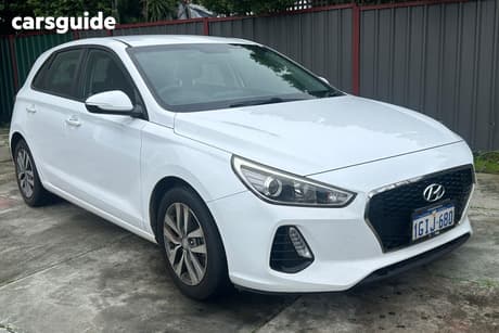White 2017 Hyundai I30 Hatchback Active