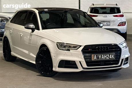 White 2017 Audi S3 Hatchback Sportback 2.0 Tfsi S Tronic