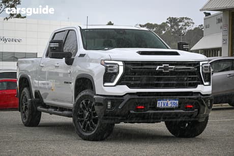 White 2025 Chevrolet Silverado HD Ute Tray LTZ PREMIUM W/TECH PACK 4X4