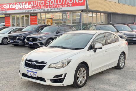 White 2016 Subaru Impreza Sedan 2.0I (Awd)