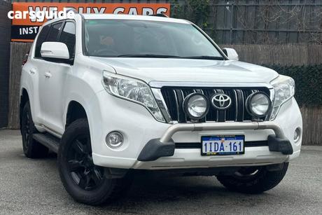 White 2017 Toyota Landcruiser Prado Wagon Gxl (4X4)