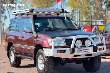 Red 1999 Toyota Landcruiser Wagon Gxl (4X4)